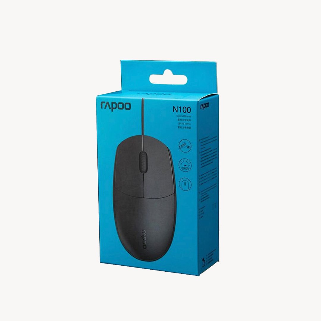 Rapoo N100 Wired optical Mouse